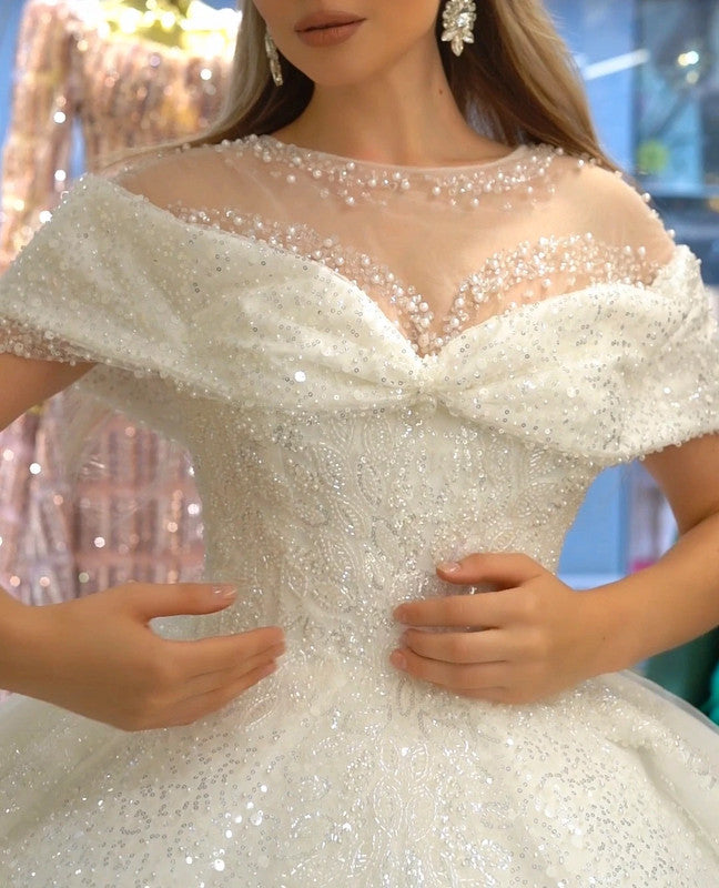 Magnifique Robe de Mariée Princesse Luxury