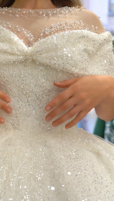 Magnifique Robe de Mariée Princesse Luxury