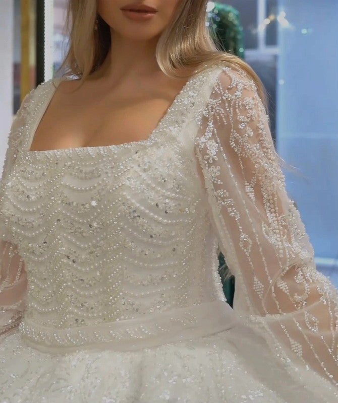 Magnifique Robe de Mariée Princesse Luxury