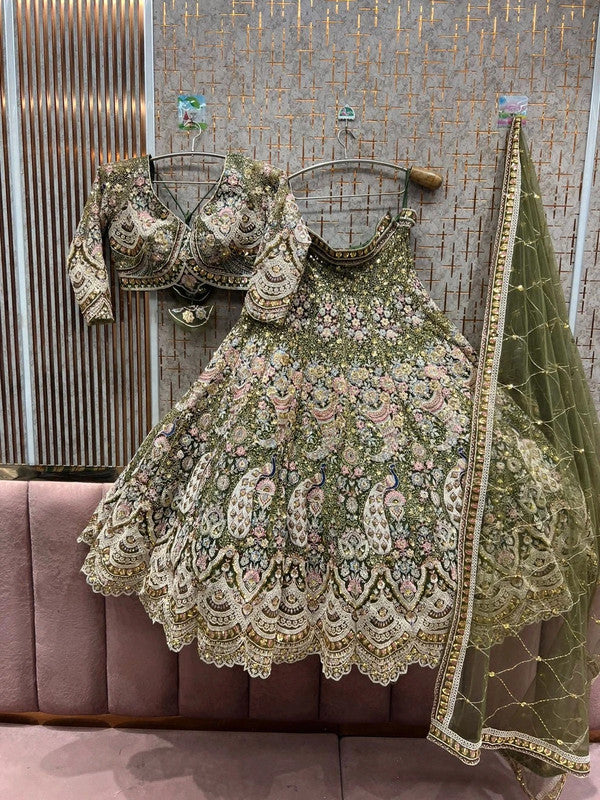 Magnifique Lehenga Vert Luxury
