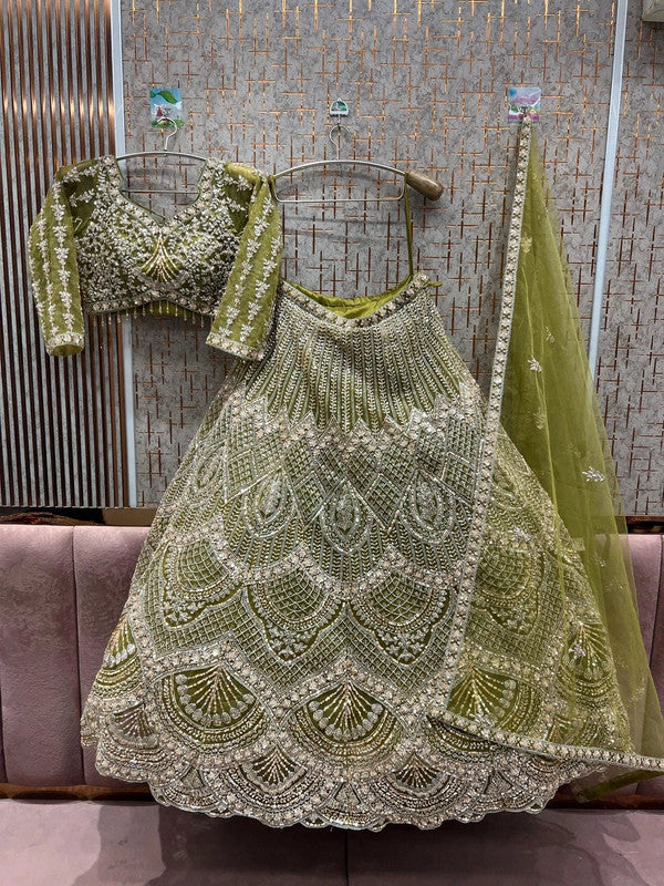 Magnifique Lehenga Vert Luxury
