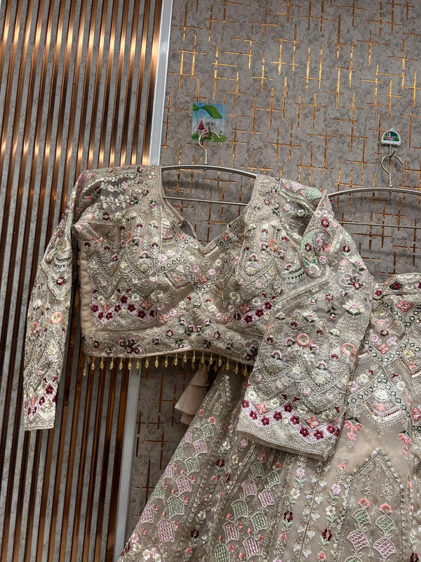 Magnifique Lehenga Beige Luxury