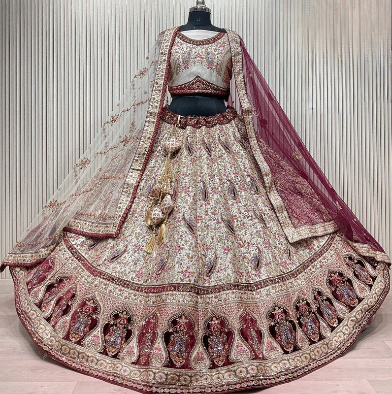 Magnifique Lehenga Blanc Bridal Luxury