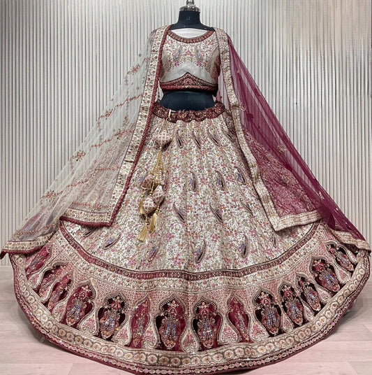 Magnifique Lehenga Blanc Bridal Luxury