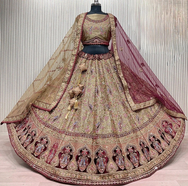 Magnifique Lehenga Vert Luxury