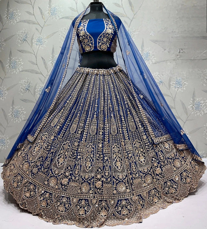Magnifique Lehenga Bleu Luxury