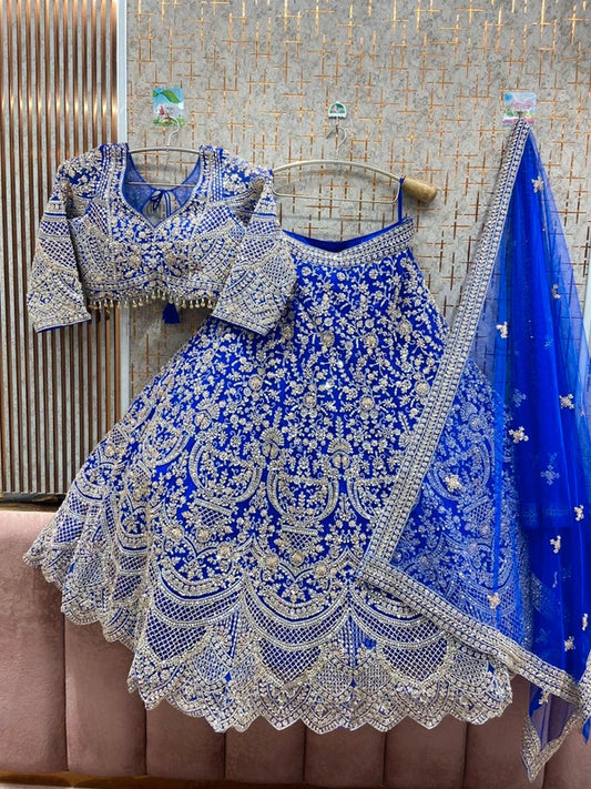 Magnifique Lehenga Bleu Luxury