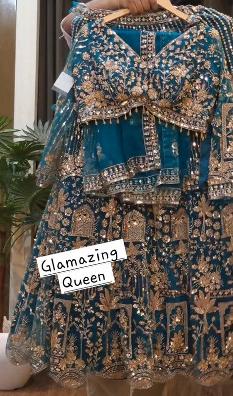 Magnifique Lehenga Bleu Luxury