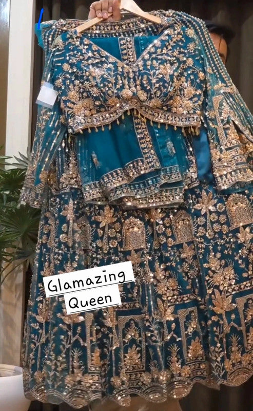 Magnifique Lehenga Bleu Luxury