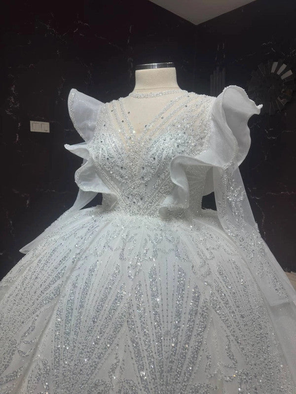 Magnifique Robe de Mariée Princesse Luxury