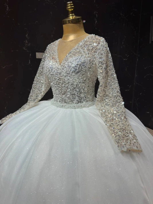 Magnifique Robe de Mariée Princesse Luxury