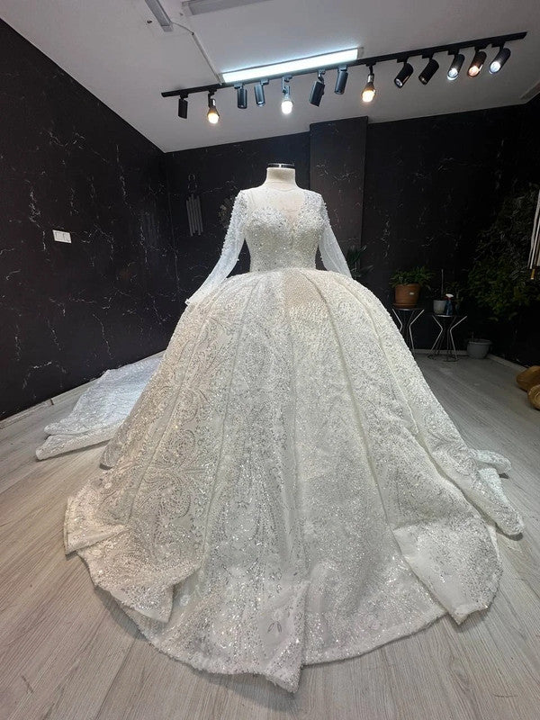 Magnifique Robe de Mariée Princesse Luxury
