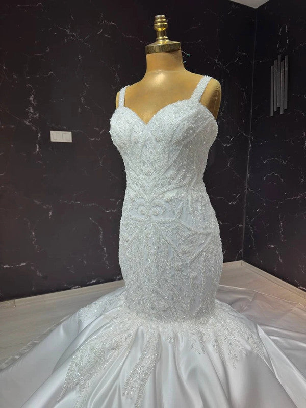 Magnifique Robe de Mariée Sirène Luxury