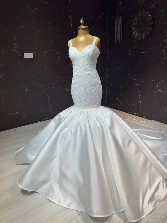 Magnifique Robe de Mariée Sirène Luxury