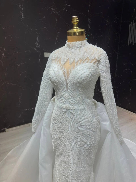 Magnifique Robe de Mariée Sirène Luxury