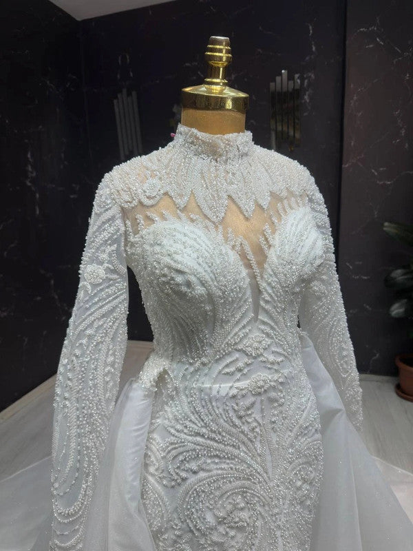 Magnifique Robe de Mariée Sirène Luxury