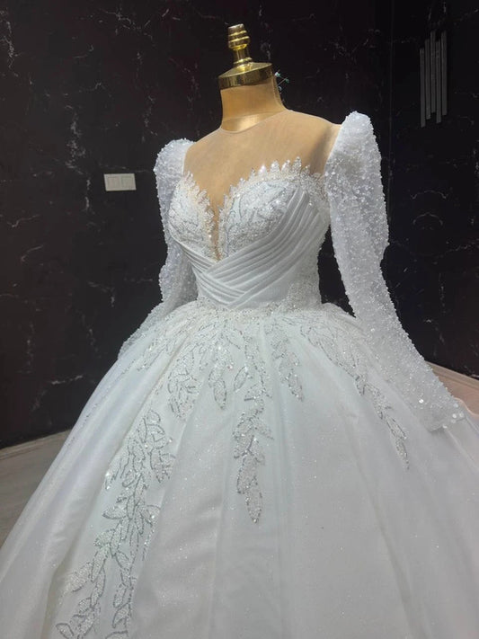 Magnifique Robe de Mariée Princesse Luxury