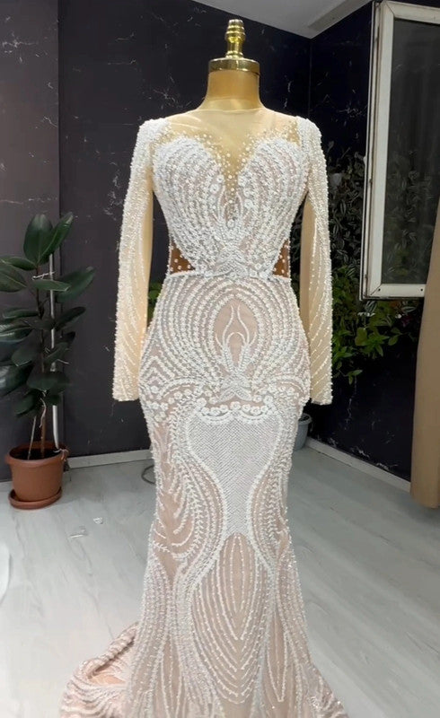 Magnifique Robe de Mariée Sirène Luxury