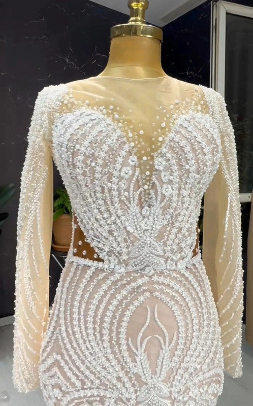 Magnifique Robe de Mariée Sirène Luxury