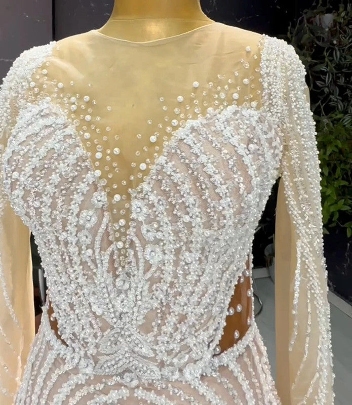Magnifique Robe de Mariée Sirène Luxury