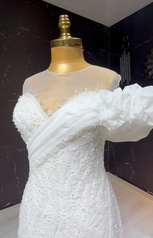Magnifique Robe de Mariée Sirène Luxury