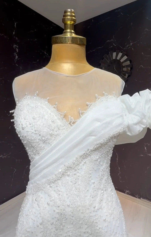 Magnifique Robe de Mariée Sirène Luxury
