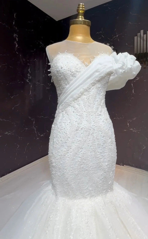 Magnifique Robe de Mariée Sirène Luxury