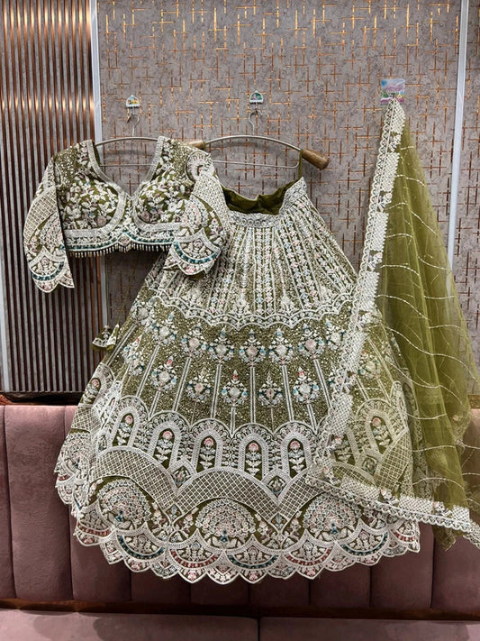 Magnifique Lehenga Vert Luxury