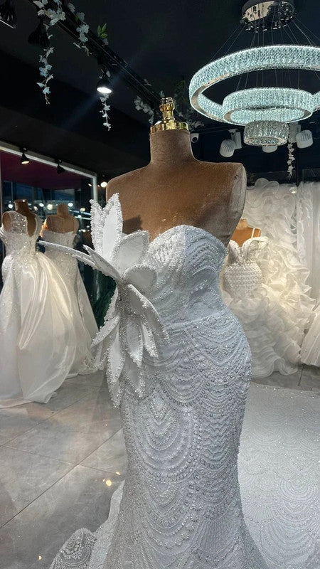 Magnifique Robe de Mariée Sirène