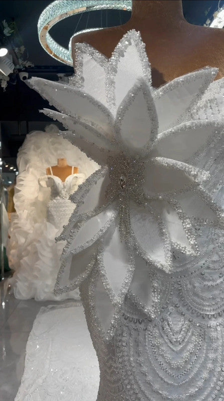 Magnifique Robe de Mariée Sirène