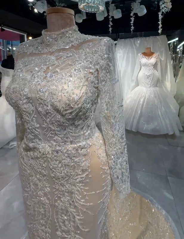 Magnifique Robe de Mariée Sirène