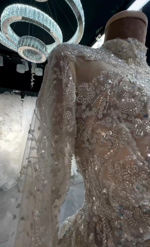 Magnifique Robe de Mariée Sirène