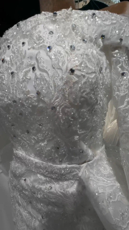 Magnifique Robe de Mariée Sirène