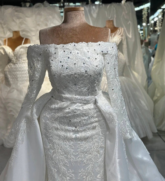 Magnifique Robe de Mariée Sirène
