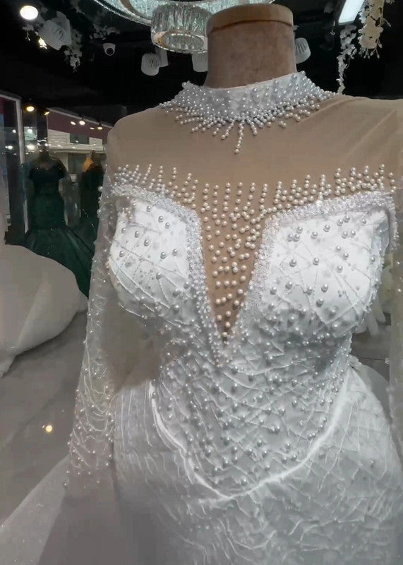 Magnifique Robe de Mariée Sirène