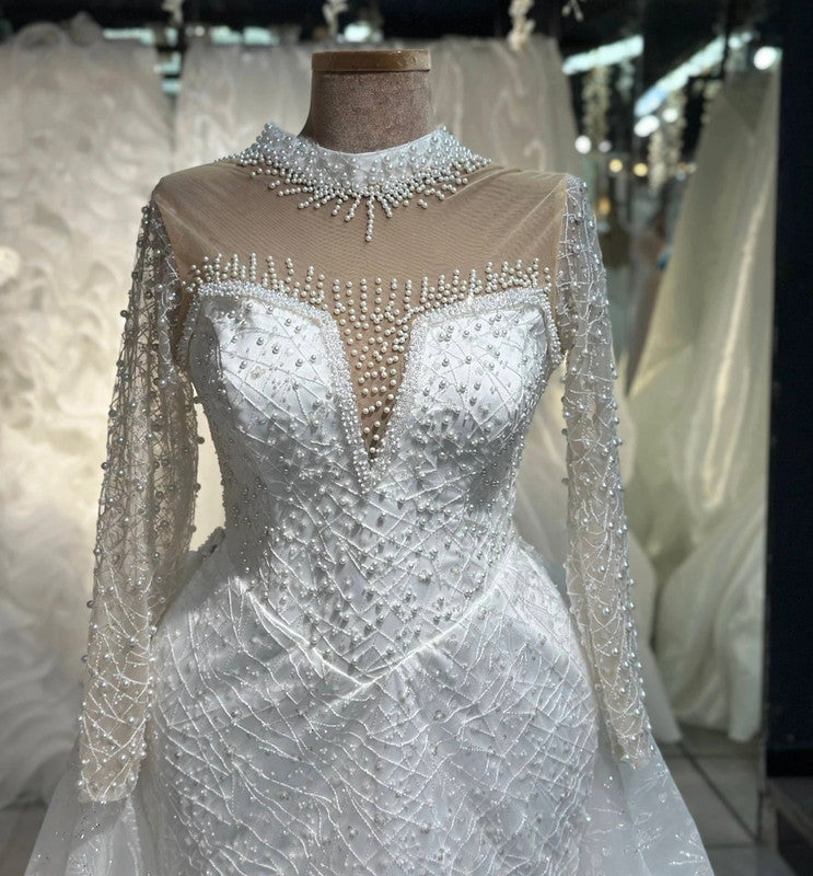 Magnifique Robe de Mariée Sirène