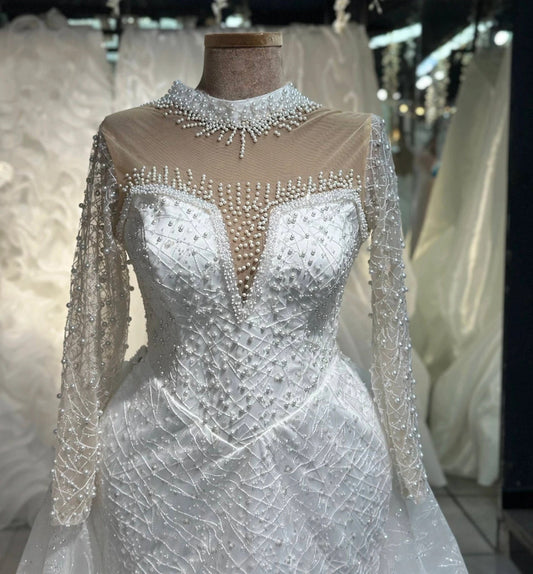 Magnifique Robe de Mariée Sirène