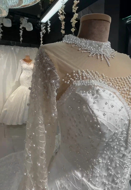 Magnifique Robe de Mariée Sirène