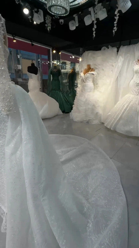 Magnifique Robe de Mariée Sirène