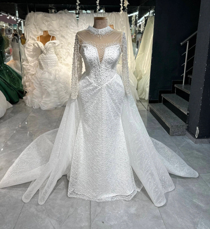 Magnifique Robe de Mariée Sirène