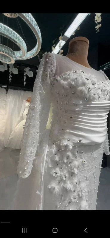 Magnifique Robe de Mariée Sirène