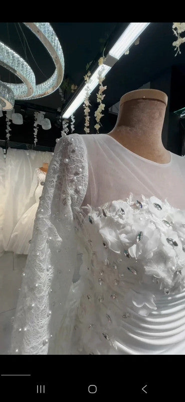 Magnifique Robe de Mariée Sirène