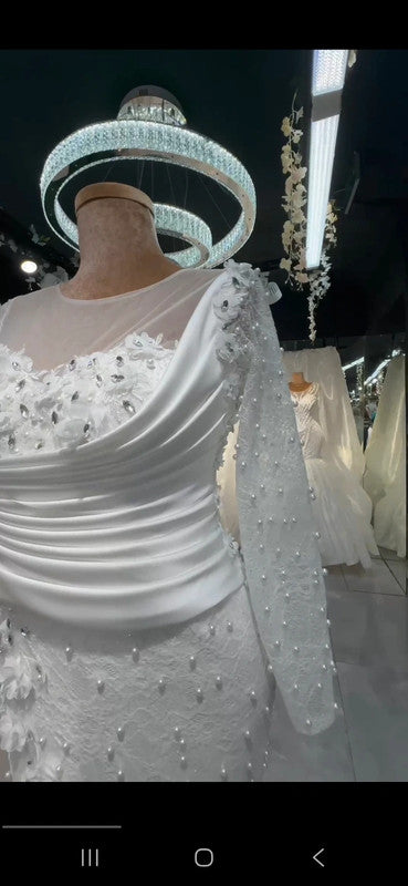 Magnifique Robe de Mariée Sirène