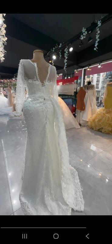 Magnifique Robe de Mariée Sirène