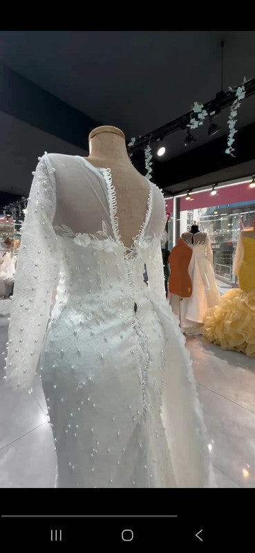 Magnifique Robe de Mariée Sirène