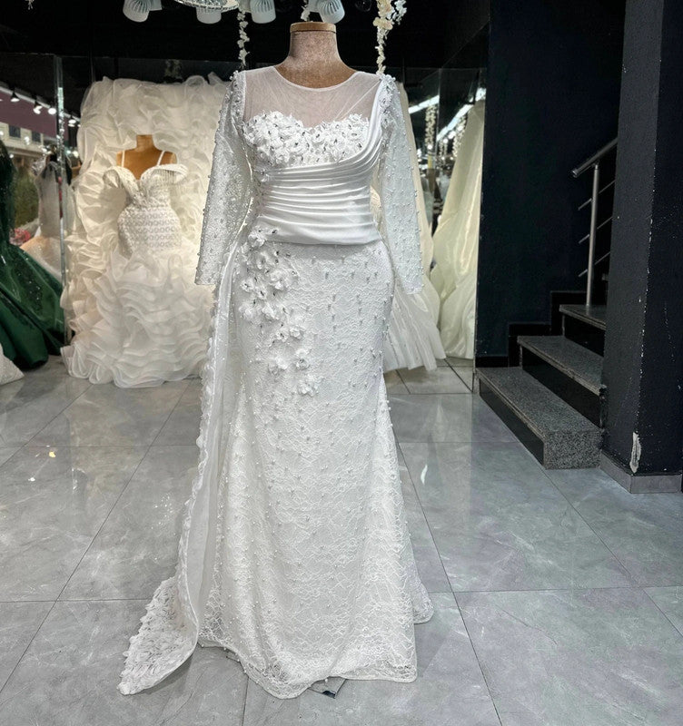 Magnifique Robe de Mariée Sirène