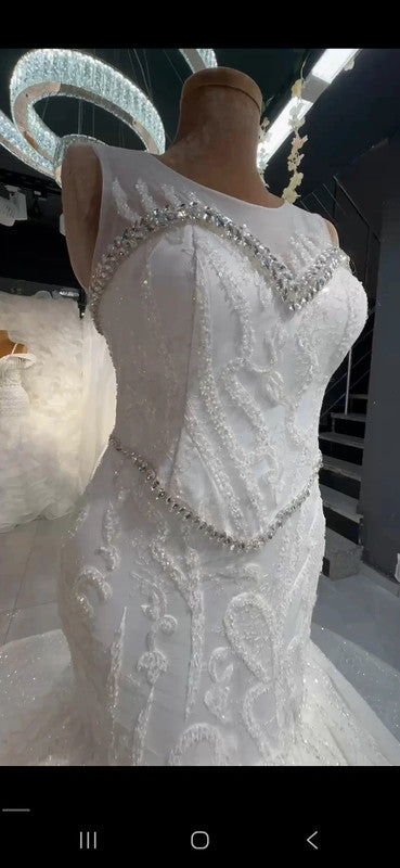 Magnifique Robe de Mariée Sirène