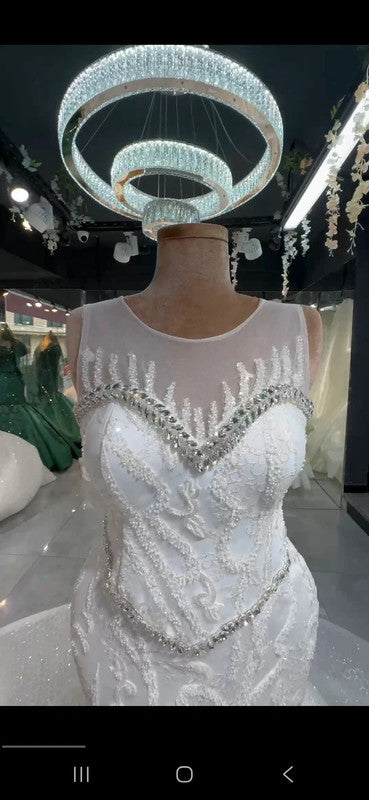 Magnifique Robe de Mariée Sirène