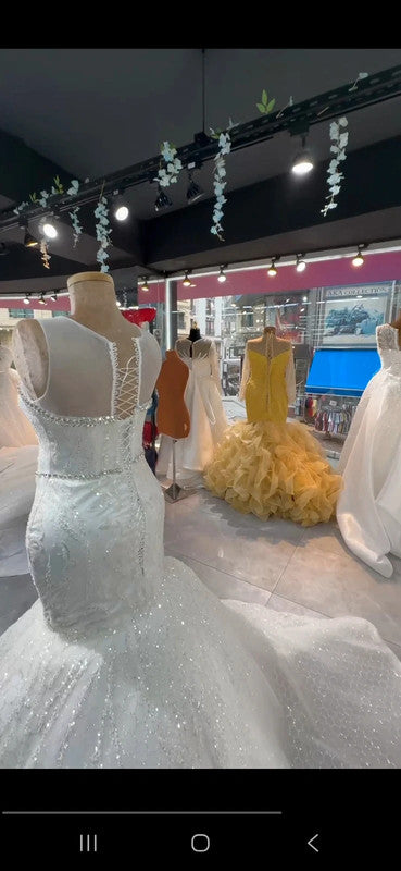 Magnifique Robe de Mariée Sirène