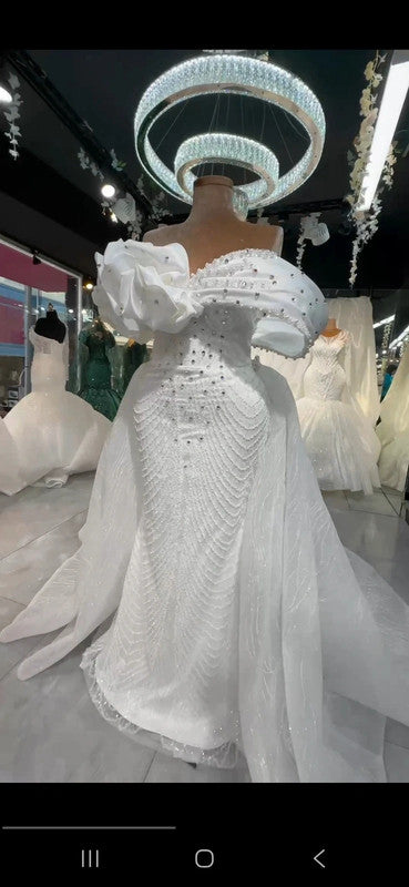 Magnifique Robe de Mariée Sirène